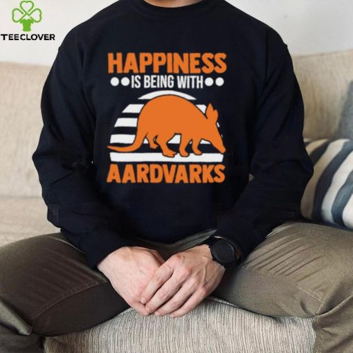 Happiness Is Being With Aardvark Lucky Sunset T Shirt