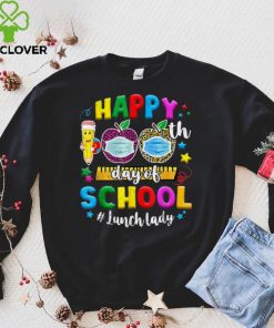 Happy 100Th Day Of School Lunch Lady Life Face Mask Leopard T Shirt