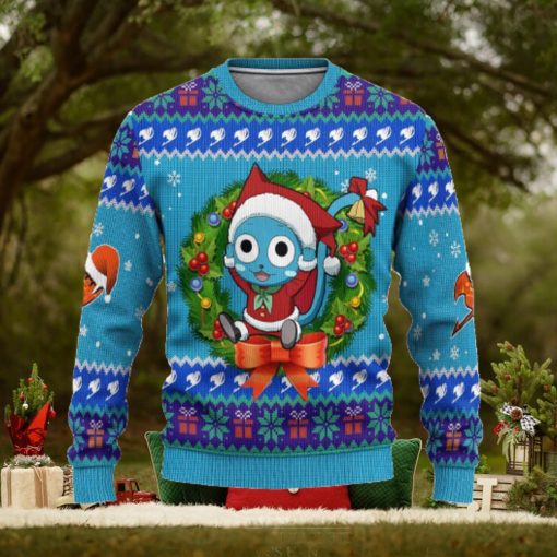Happy Anime Custom Fairy Tail Xmas Ideas Ugly Christmas Sweater Gift Thanksgiving