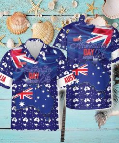 Happy Australia Day January 26 Aloha Hawaiian Shirt Men And Women Summer Vacation Shirt Beach Lover Gift