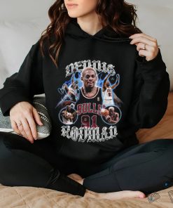 Happy Birtday Dennis Rodman The King Of Rebouding And The Graphic Tee Chicago Bulls NBA T Shirt