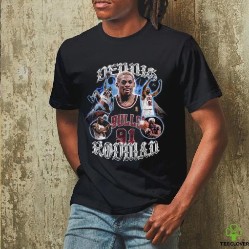 Happy Birtday Dennis Rodman The King Of Rebouding And The Graphic Tee Chicago Bulls NBA T Shirt