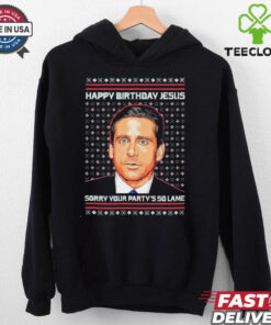 Happy Birthday Jesus Sorry Your Party’s So Lame ugly christmas shirt