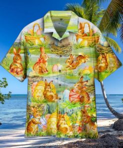 Happy Bunny Egg Easter Day Hawaiian Shirt