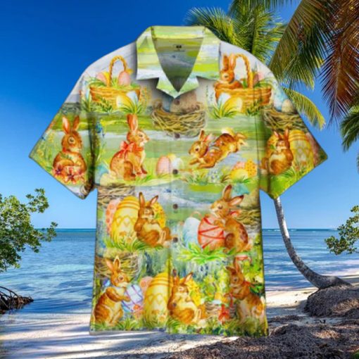 Happy Bunny Egg Easter Day Hawaiian Shirt
