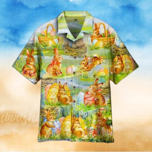 Happy Bunny Egg Easter Day Hawaiian Shirt