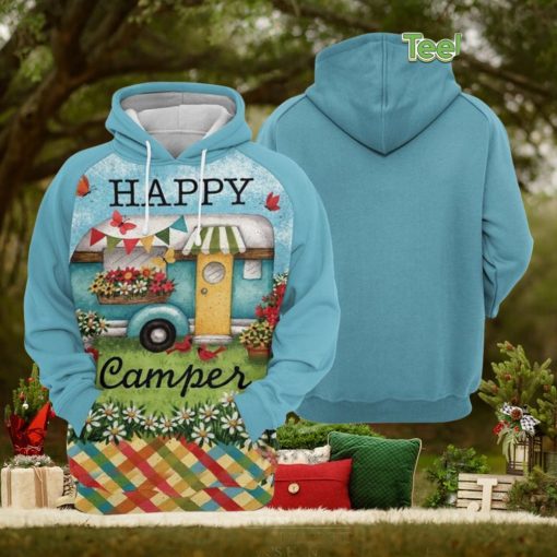 Happy Camper 3D Printed Hoodie