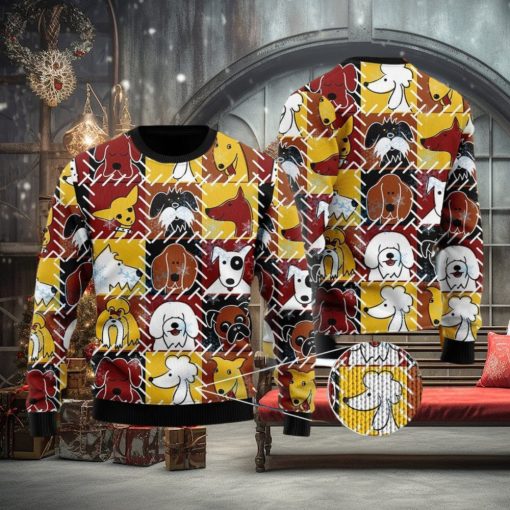 Happy Dogs House Ugly Christmas Sweater