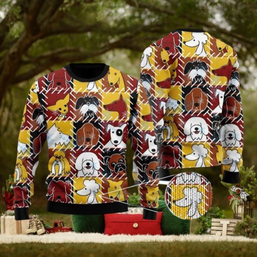Happy Dogs House Ugly Christmas Sweater