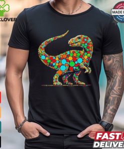 Happy Dot Day Colorful Polka Dot Dinosaur Boys T Shirt