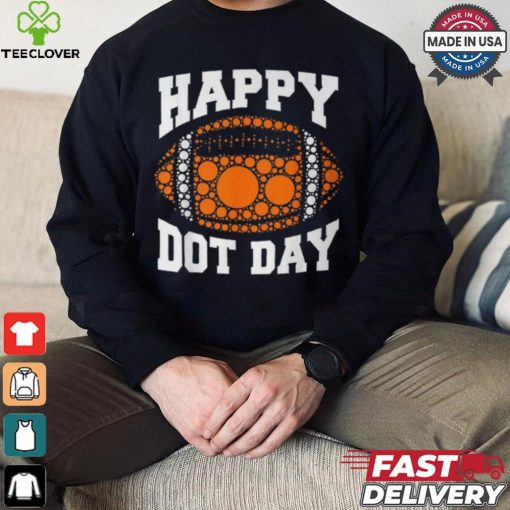 Happy Dot Day Football Player Coaches Boys Kid T Shirt