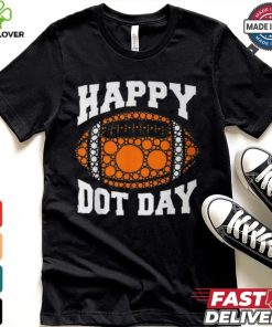 Happy Dot Day Football Player Coaches Boys Kid T Shirt