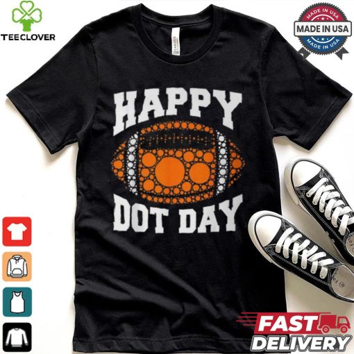 Happy Dot Day Football Player Coaches Boys Kid T Shirt