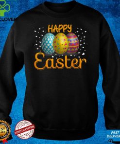 Happy Easter Day 2022 Shirt Bunny Hug Easter Eggs Women T Shirt B09VP2D7B4