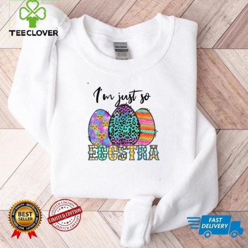 Happy Easter Day Bunny Colorful love easter Egg Cute T Shirt Sweater Shirt