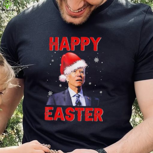 Happy Easter Xmas Merry Chrismas Anti Joe Biden Funny Shirt