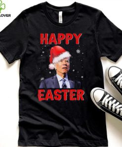 Happy Easter Xmas Merry Chrismas Anti Joe Biden Funny Shirt