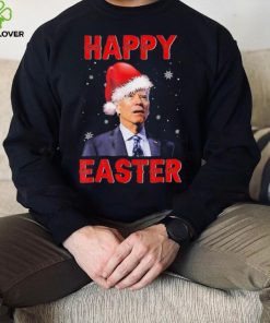 Happy Easter Xmas Merry Chrismas Anti Joe Biden Funny Shirt