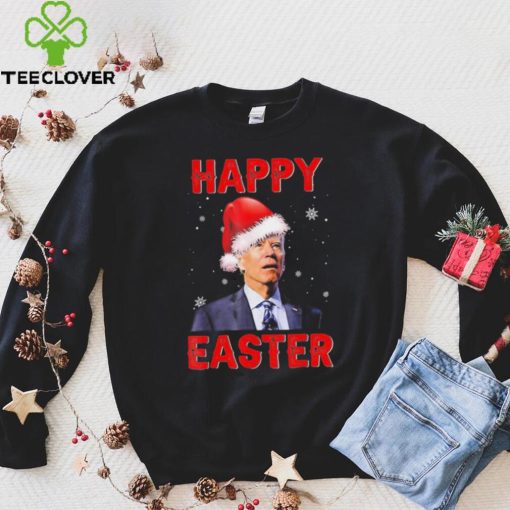 Happy Easter Xmas Merry Chrismas Anti Joe Biden Funny Shirt