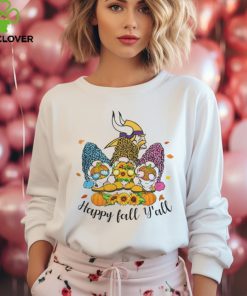 Happy Fall Y’all Minnesota Vikings Tee Shirt