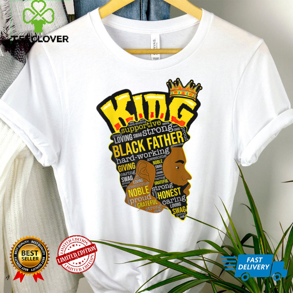 Happy Father Day Black Father King Afro African Mens Strong T Shirt