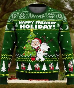 Happy Freakin Holidays Family Guy Ugly Christmas Sweater