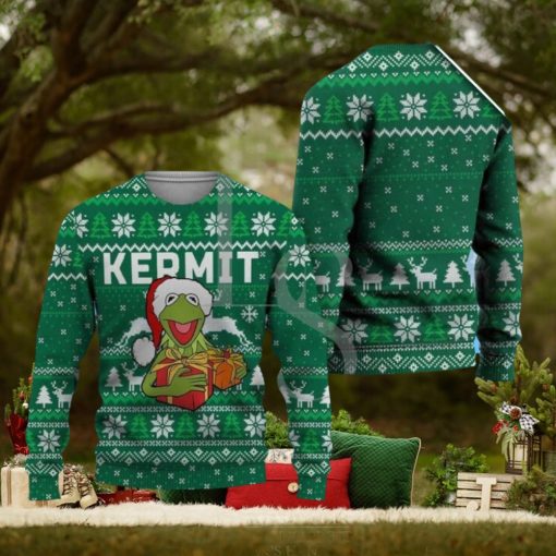 Happy Frog Muppet Ugly Christmas Sweater Knitted Sweater