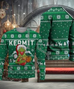 Happy Frog Muppet Ugly Christmas Sweater Knitted Sweater