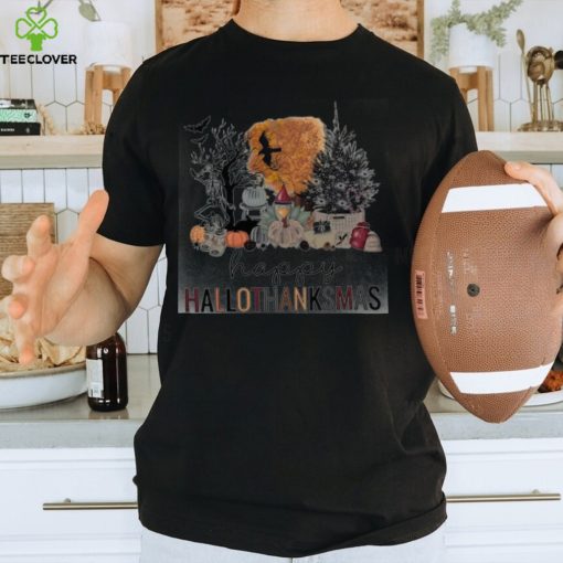Happy Hallothanksmas   Apparel   Halloween Gift, Thanksgiving Gift