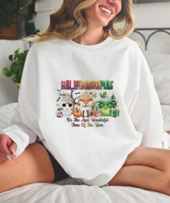 Happy Hallothanksmas Coffee Lover Fall Halloween Christmas Ghost Season The Grinch Thanksgiving Spooky T hoodie, sweater, longsleeve, shirt v-neck, t-shirt