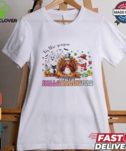 Happy Hallothanksmas Funny Halloween Thanksgiving Christmas Shirt 2 Happy Hallothanksmas Funny Halloween Thanksgiving Christmas Shirt