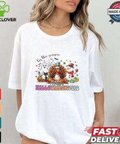 Happy Hallothanksmas Funny Halloween Thanksgiving Christmas Shirt 3 Happy Hallothanksmas Funny Halloween Thanksgiving Christmas Shirt