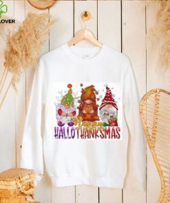 Happy Hallothanksmas Gnomes Halloween Thanksgiving Christmas T hoodie, sweater, longsleeve, shirt v-neck, t-shirt