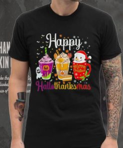 Happy Hallothanksmas Shirt Drinks Halloween Thanksgiving Christmas T Shirt 7 Happy Hallothanksmas Shirt Drinks Halloween Thanksgiving Christmas T Shirt