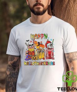 Happy Hallothanksmas Shirt, Halloween Holiday Season Tee Tops Crewneck