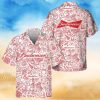 Happy Halloween Doodle Art Budweiser Hawaiian Shirt Beer Lovers Gift