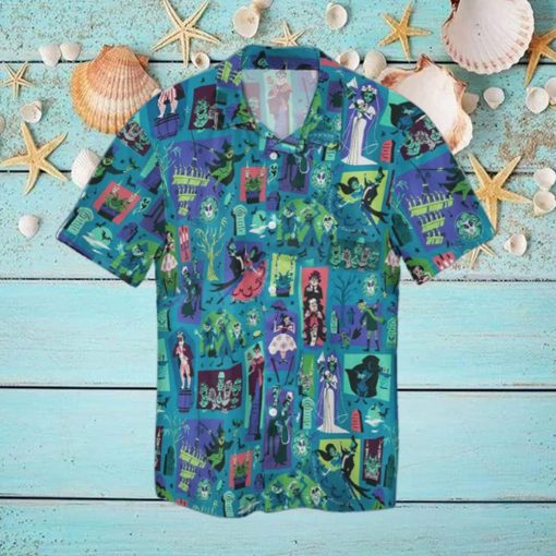 Happy Halloween Outfit Horror Cartoon Comic Theme Hawaiian Aloha Shirts Dh
