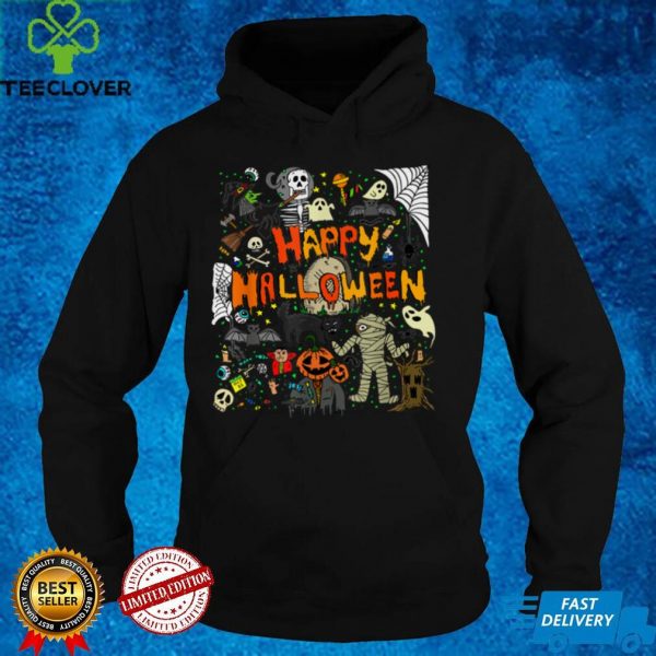 Happy Halloween Scary Retro Sweathoodie, sweater, longsleeve, shirt v-neck, t-shirt T Shirt