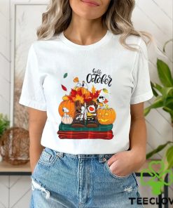 Happy Halloween Snoopy And Charlie Brown Hello October Shirt, Charlie Brown Halloween Pumkin T Shirt, Happy Autumn Snoopy Halloween Shirt