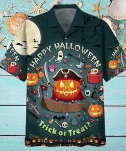 Happy Halloween Trick Or Treat Unisex Hawaiian Shirts