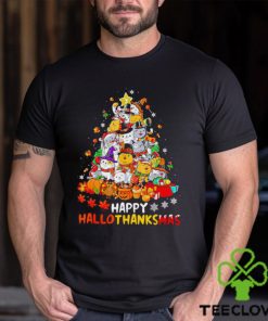 Happy Hallowthanksmas Cat Kitten Pumpkin Turkey hoodie, sweater, longsleeve, shirt v-neck, t-shirt