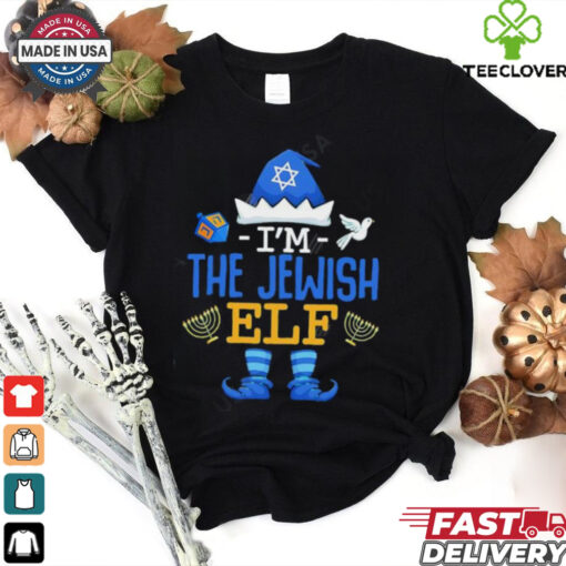 Happy Hanukkah I’m the Jewish Elf Family Christmas shirt