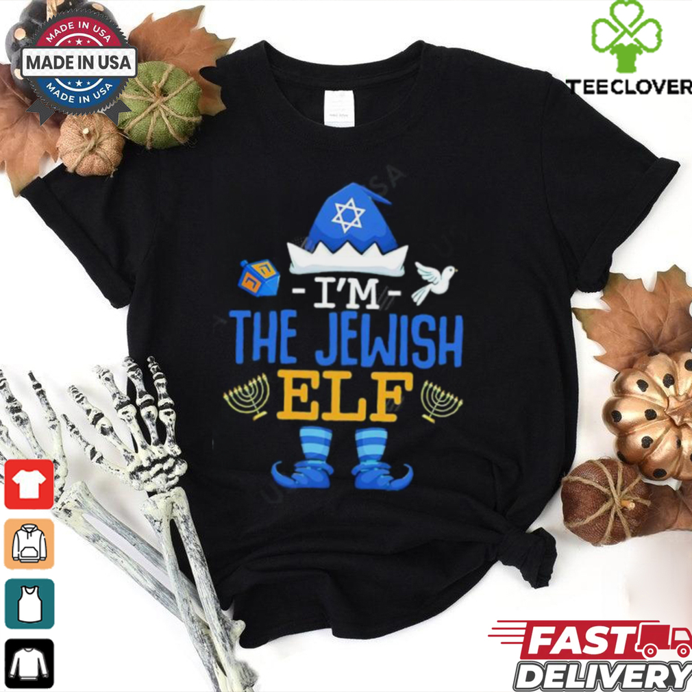 Happy Hanukkah I’m the Jewish Elf Family Christmas shirt Happy Hanukkah I’m the Jewish Elf Family Christmas shirt