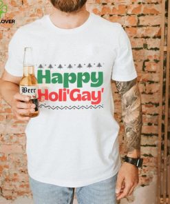 Happy HoliGAY Christmas T Shirt