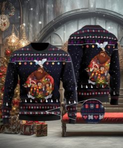 Happy Holiday Cartoon Harry Potter Ugly Christmas Sweater 3D Printed Men And Women Holiday Gift