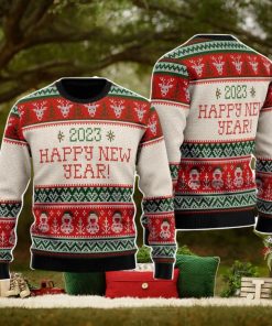 Happy Holiday Pattern Christmas Unisex Ugly Sweater