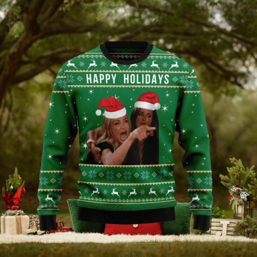 Happy Holiday – Ugly Christmas Sweater, Custom Ugly Christmas Sweate