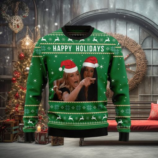 Happy Holiday – Ugly Christmas Sweater, Custom Ugly Christmas Sweate