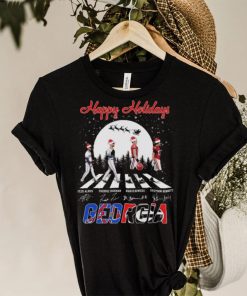 Happy Holidays Georgia Sports Abbey Road Signatures Merry Christmas Sweater