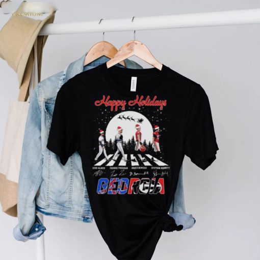 Happy Holidays Georgia Sports Abbey Road Signatures Merry Christmas Sweater